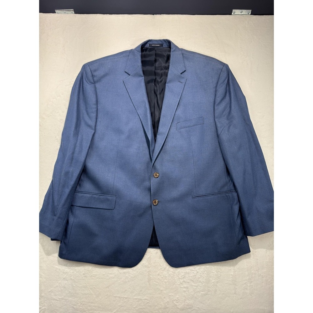 Ralph Ralph Lauren Blazer Mens 44 Blue Silk Wool Sport Coat Jacket Dillards